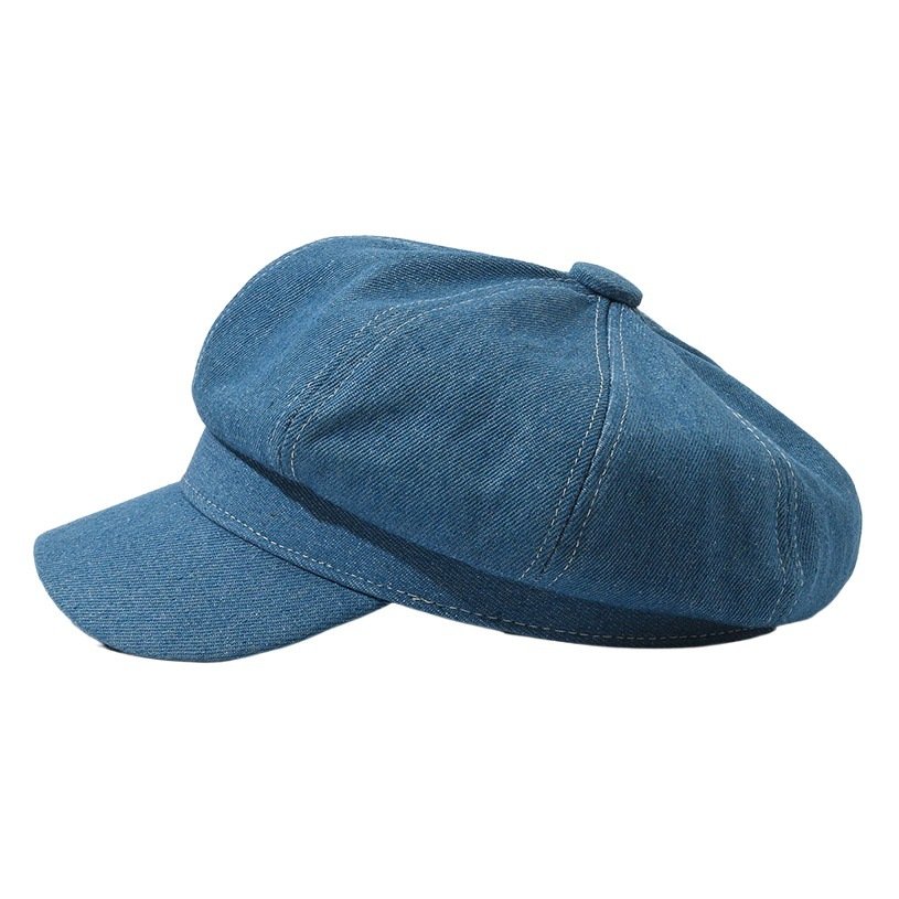 Children's Vintage Denim Octagonal Beret | Autumn & Winter Painter Cap Kids Sun Hat O1CN01ZmVUN11Bs2vNdXbk5 0 0 Cib