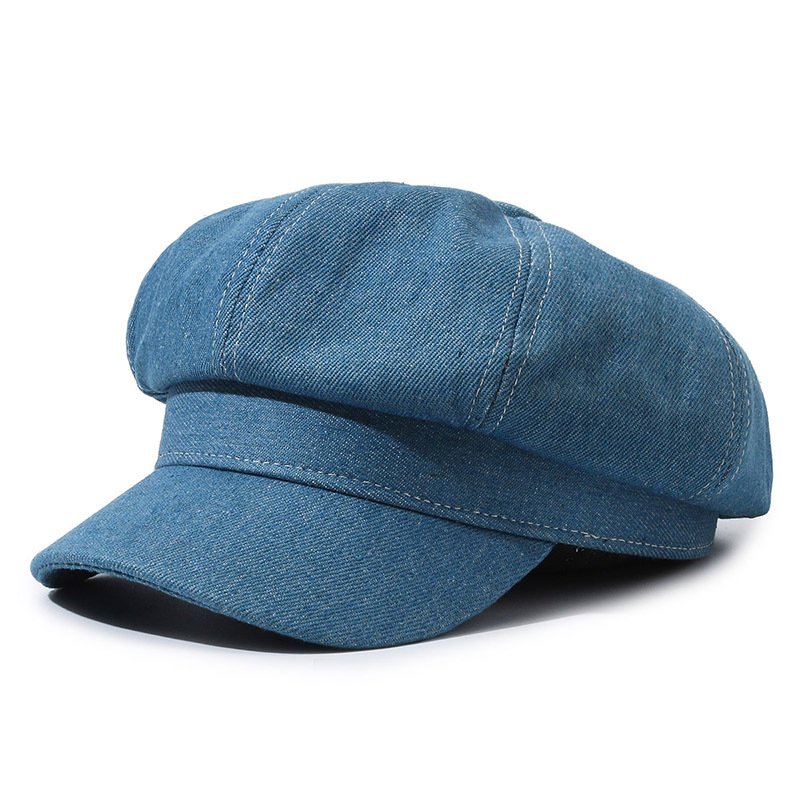 Children's Vintage Denim Octagonal Beret | Autumn & Winter Painter Cap Kids Sun Hat O1CN01f5DsYm1SFtLiiyiVq 3947022218 0 Cib