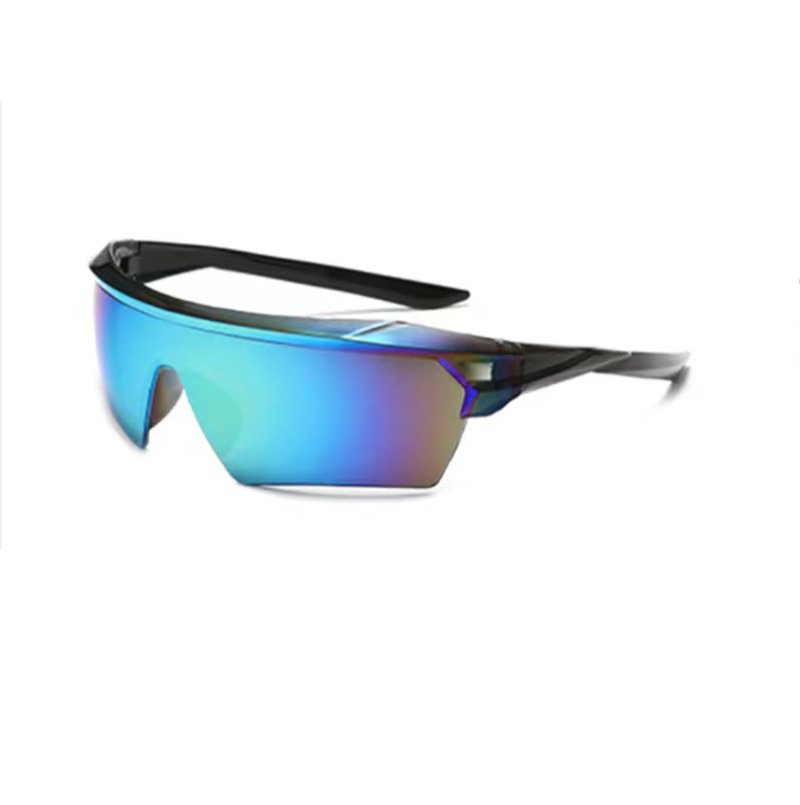 Y2K Riding Sports Windbreak Sunglasses | Integrated Half-Frame Oversized Shield Eyewear for Cross-Border Export O1CN01sDvRFO1kcwS8XmSMt 2216494524705 0 Cib