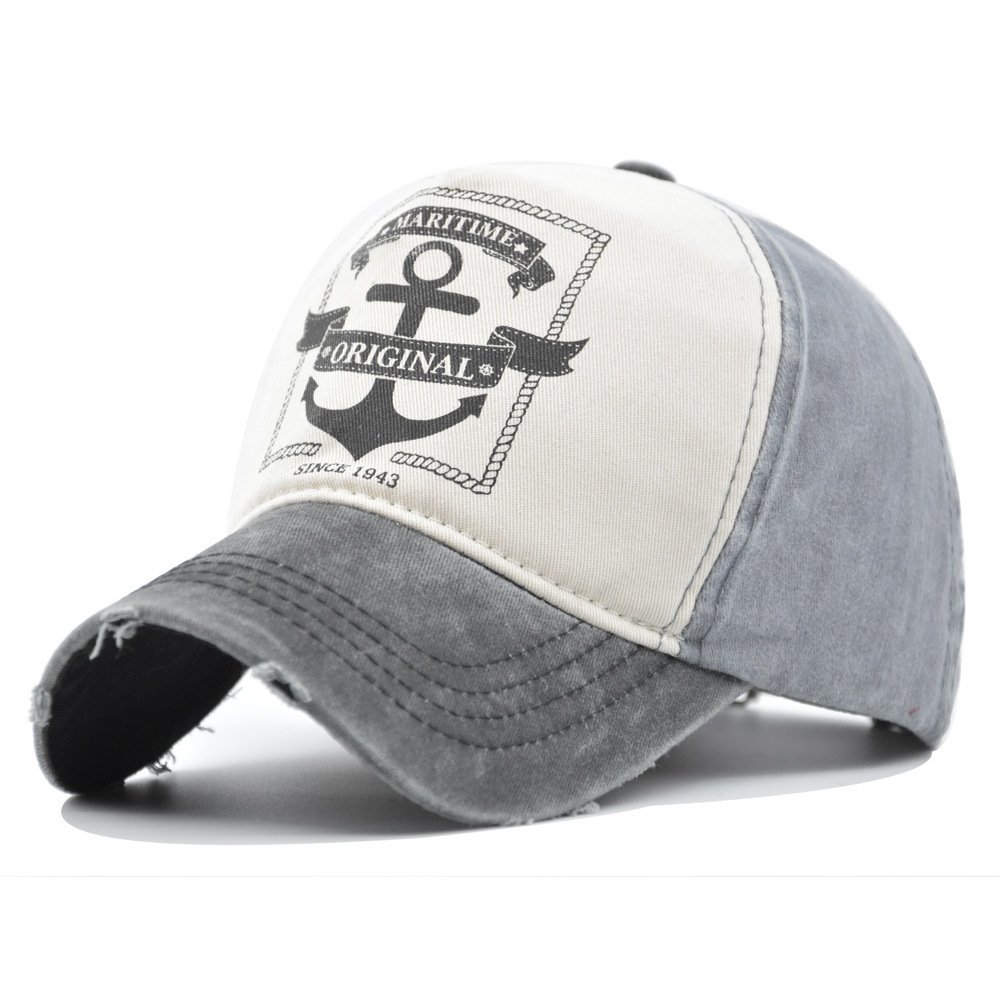 Washed Cotton Distressed Baseball Cap | Vintage Unisex Denim Anchor Graphic Sun Cap O1CN01yqcEkR2IJQaKyhx5f 3982869265 0 Cib